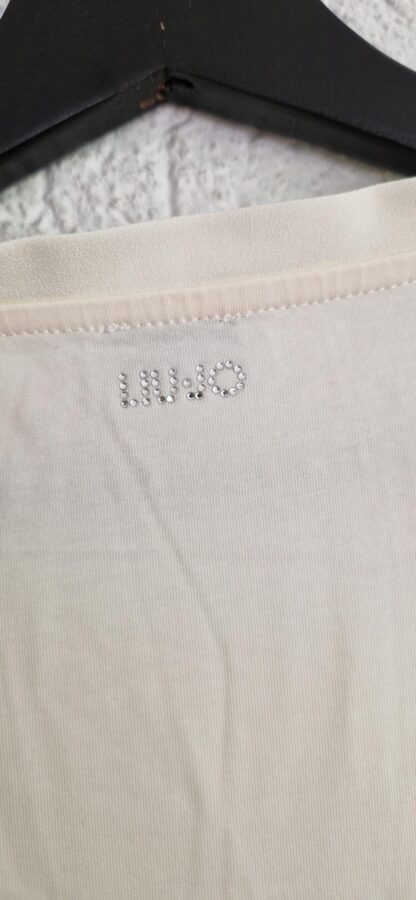 M - Liu Jo shirt korte mouw ecru (0824meg13) - Afbeelding 6