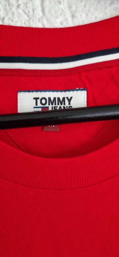 M - Tommy Hilfiger shirt rood (0824meg13) - Afbeelding 4