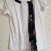 M - Liu Jo shirt wit sjaaltje bloemen (0824meg13)