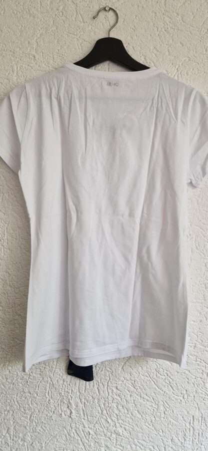 M - Liu Jo shirt wit sjaaltje bloemen (0824meg13) - Afbeelding 7