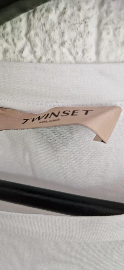 XS - Twinset shirt wit zilver (0824meg13) - Afbeelding 5