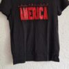 M - Silvian Heach shirt zwart rode print (0824meg13)