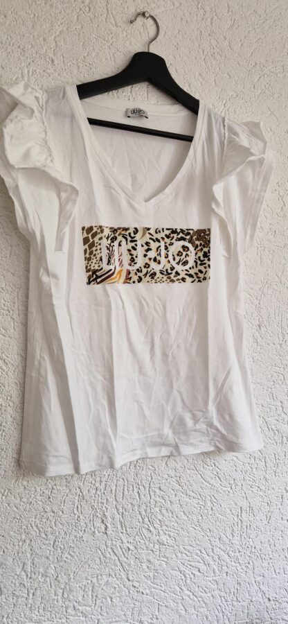 M - Liu Jo shirt wit print kapmouwtje (0824meg13)