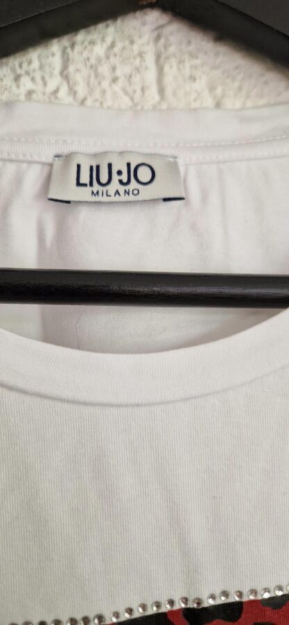 S - Liu Jo shirt wit Pretty opdruk (0824meg13) - Afbeelding 4
