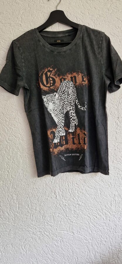 M - Seven Sisters shirt antraciet wild (0824meg13)