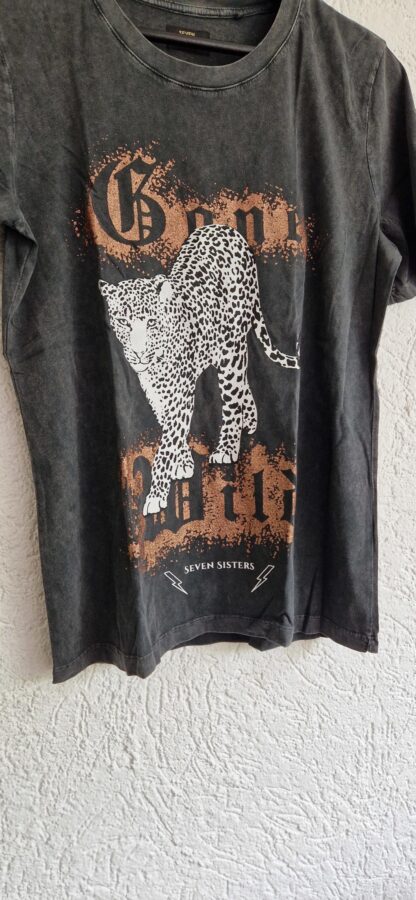 M - Seven Sisters shirt antraciet wild (0824meg13) - Afbeelding 3