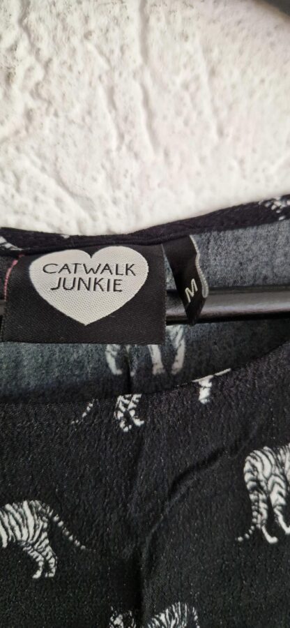 M - Catwalk Junkie jurkje panter (0824meg13) - Afbeelding 3