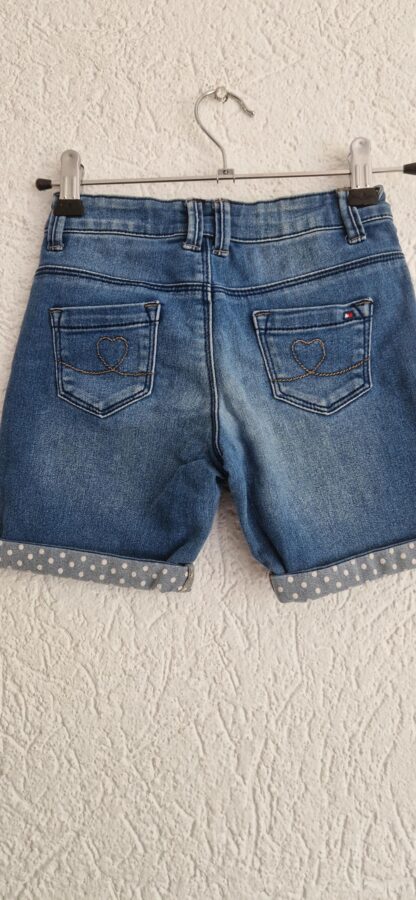 128 - Denim short stippen boord (0824ger1) - Afbeelding 3