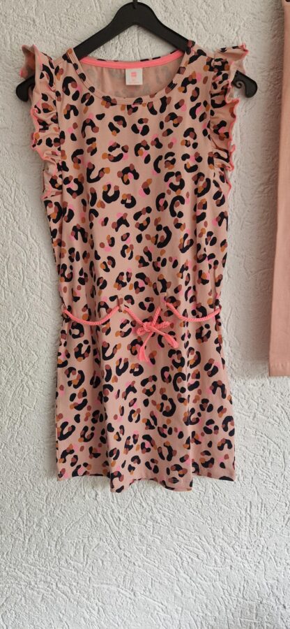 134 140 - Hema jurk en legging roze (0824ger1) - Afbeelding 4