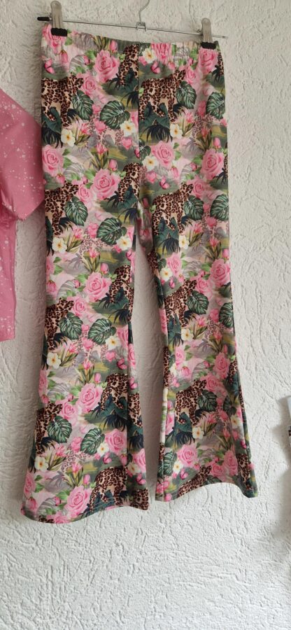128 - Mini girl set tijgerprint roze (0824ger1) - Afbeelding 6