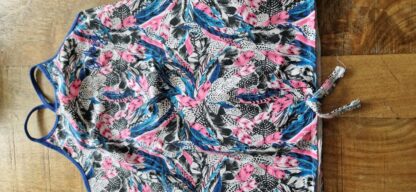 134 140 - B.Nosy topje roze blauw zwart (0824ger1) - Afbeelding 3