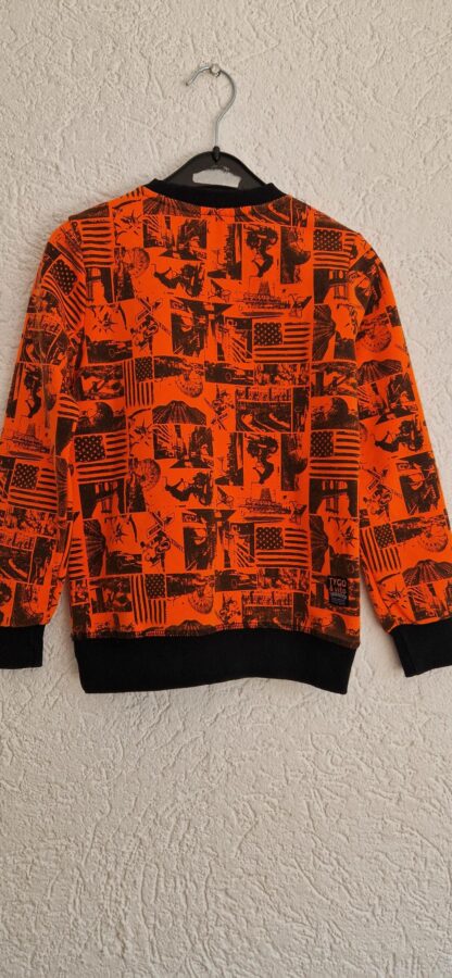 122 128 - Tygo & Vito sweater oranje (0824nat) - Afbeelding 4