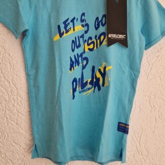128 - President shirt blauw nieuw (0824nat)