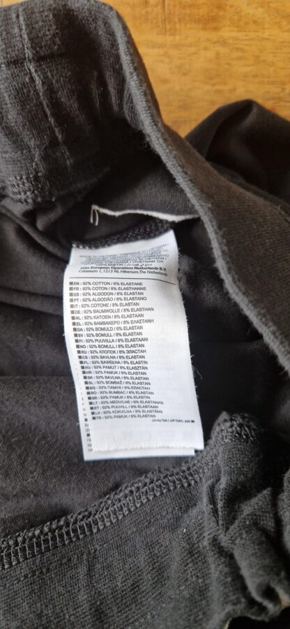 L - Nike sportbroek katoen zwart (0924meg14) - Afbeelding 5