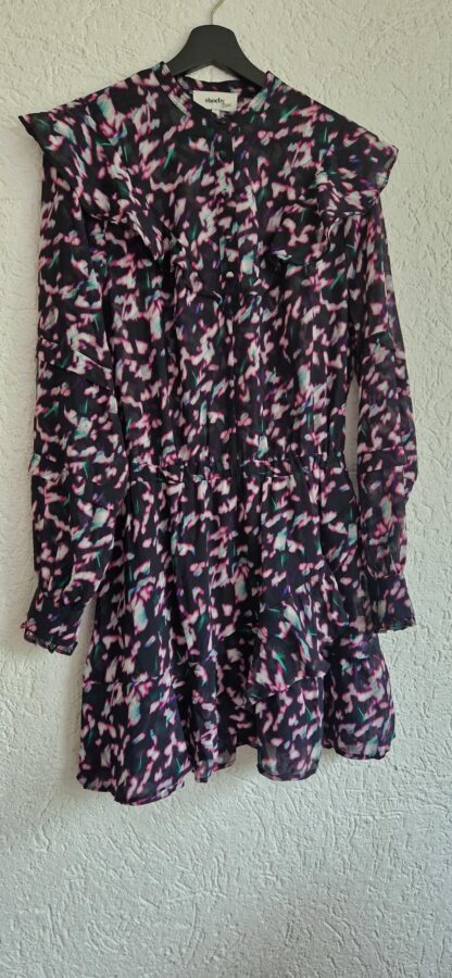 L - Shoeby Nicolette jurk print (0924meg14) - Afbeelding 3