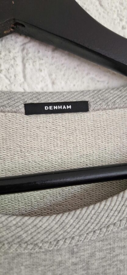L - DenHam sweater grijs print (0924meg14) - Afbeelding 4
