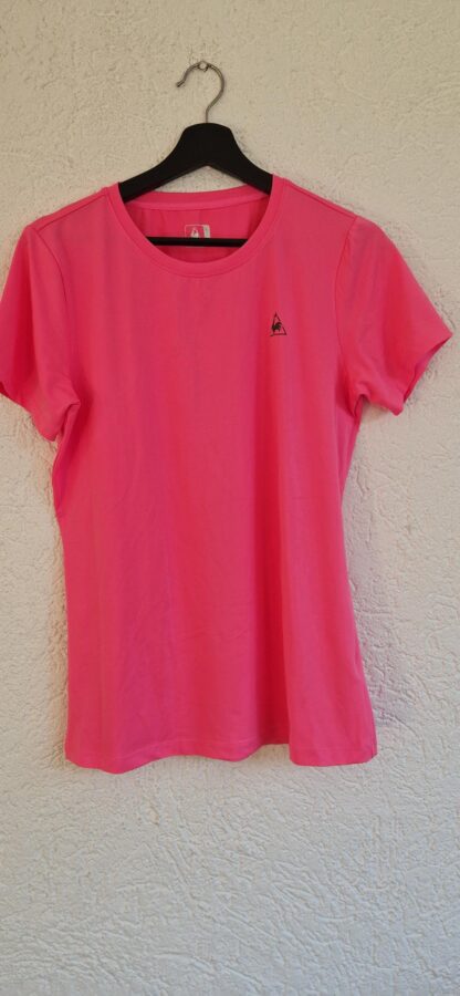 L - Le Coq Sportif shirt neonroze (0924meg15)
