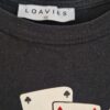 XS - Loavies shirt zwart kaartprint (0924meg15) - Afbeelding 4