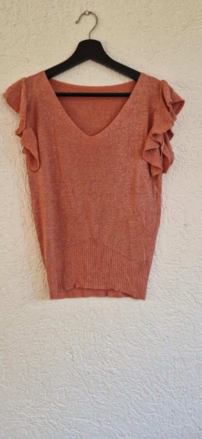 S - Made in Italy top oudroze glitter (0924meg15)