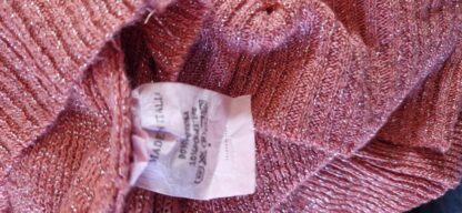 S - Made in Italy top oudroze glitter (0924meg15) - Afbeelding 5