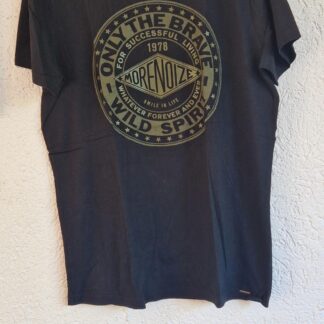 L - Diesel shirt zwart groen (0924meg15)