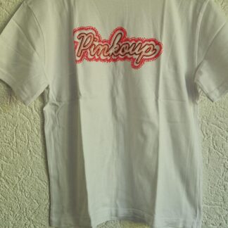 152 - Pinko up shirt wit roze (0924meg16)