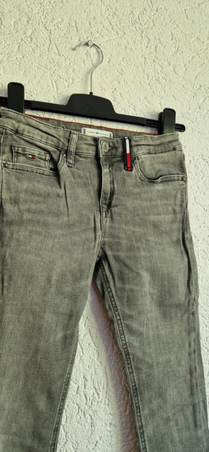 140 - Tommy Hilfiger jeans skinny grijs (0924meg16) - Afbeelding 3