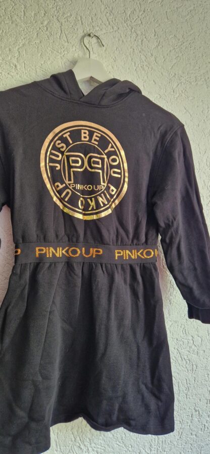 152 - Pinko up jurkje zwart kopergoud (0924meg18)