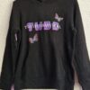 134 146 - Twisted Babydol hoodie zwart (0924meg18)