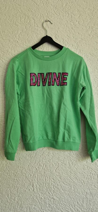 146 152 - Jill & Mitch sweater groen (0924meg18)