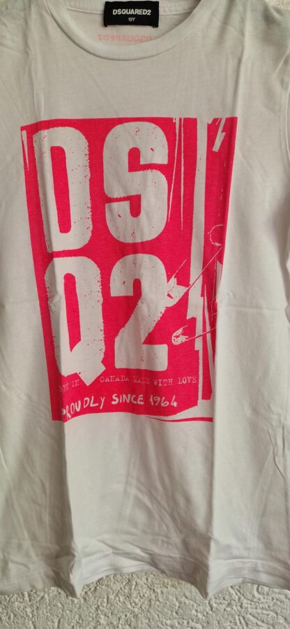 140 - Dsquared2 shirt wit print roze (0924meg18) - Afbeelding 3