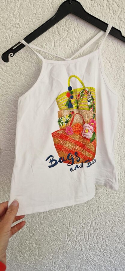 140 - Mayoral top wit met print (0924meg18)
