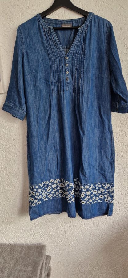 L - Yessica jurk denim fit en flare (0924vun)