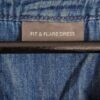 L - Yessica jurk denim fit en flare (0924vun) - Afbeelding 5