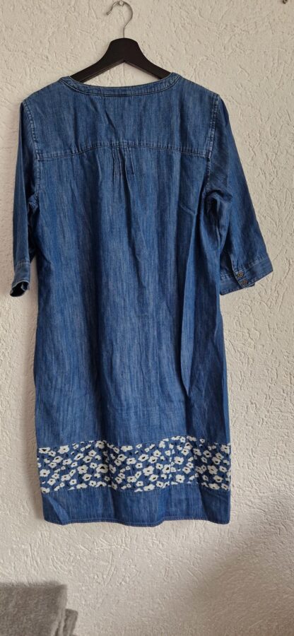 L - Yessica jurk denim fit en flare (0924vun) - Afbeelding 7