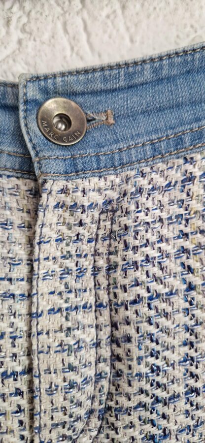 42 maat 4 - Marccain rok jeans bouclé (0924vun) - Afbeelding 4