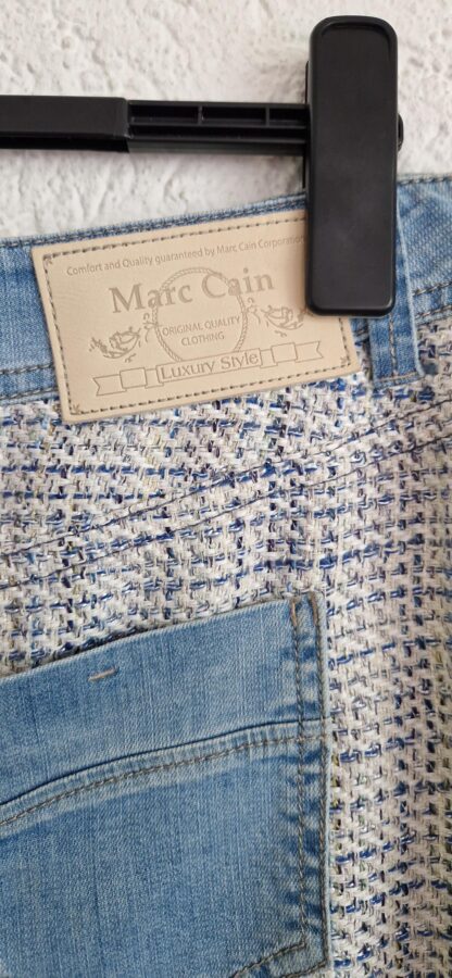 42 maat 4 - Marccain rok jeans bouclé (0924vun) - Afbeelding 5