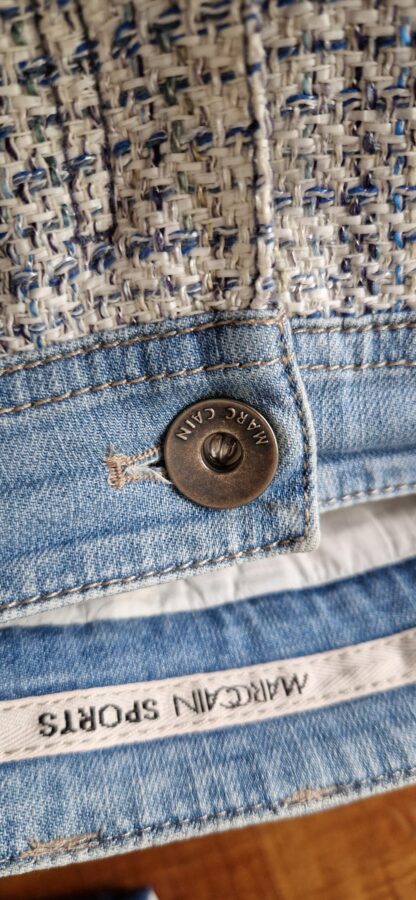 42 maat 4 - Marccain rok jeans bouclé (0924vun) - Afbeelding 6