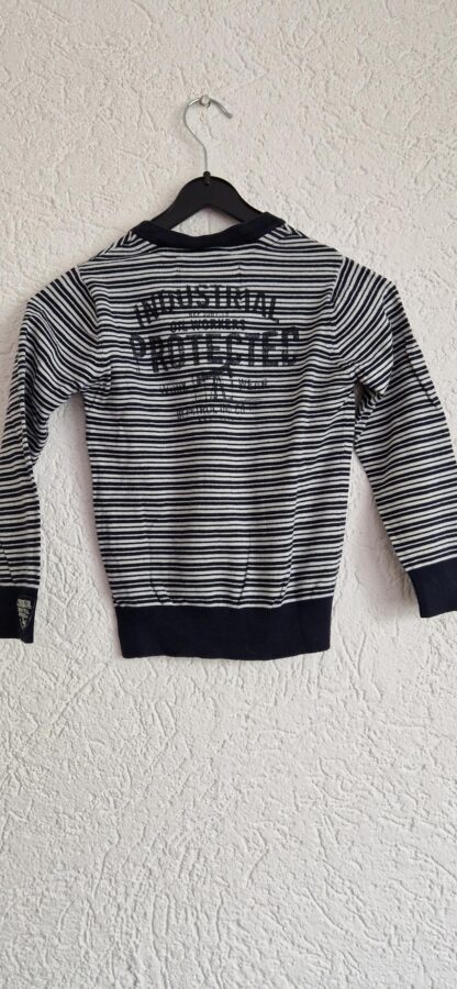 116 - Petrol trui streepjes (0924vun) - Afbeelding 5