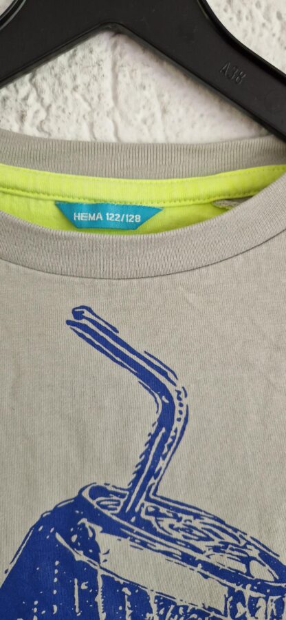 122 128 - Hema shirt blikje (0924vun) - Afbeelding 4