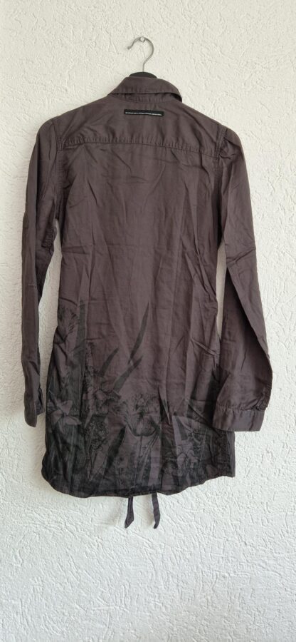 S - Gsus jurk antraciet print (0924vun) - Afbeelding 8
