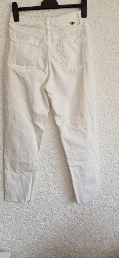36 ipv 38 - Zara jeans wit boyfriend (0924vun) - Afbeelding 4