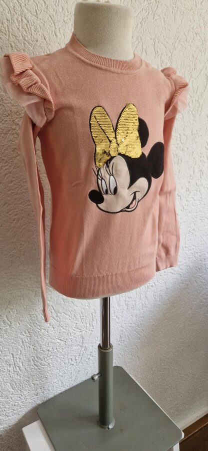134 - C&A Minnie Mouse set zalm (0924ger2) - Afbeelding 2