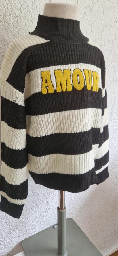 134 140 - Retour trui zwart wit (0924ger2)