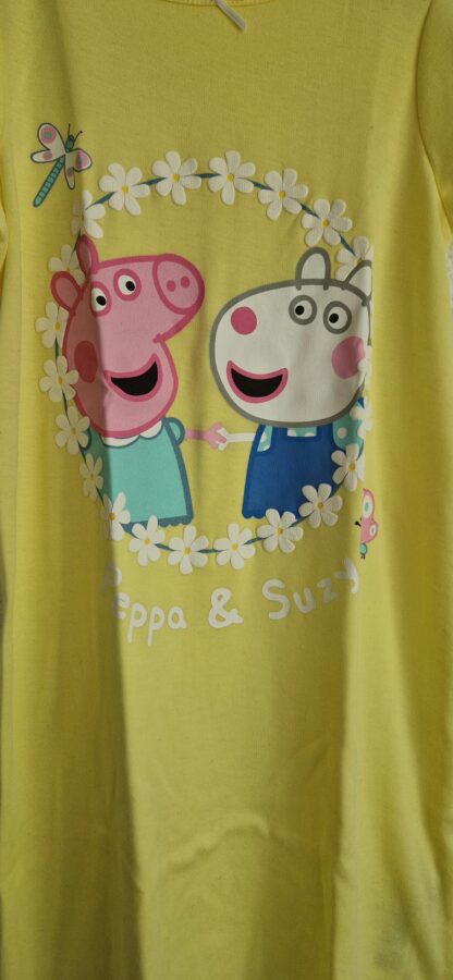 122 - C&A nachtjurk Peppa big geel (0924ger2) - Afbeelding 3