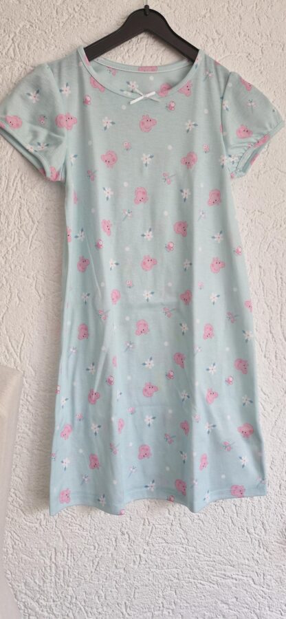 122 - C&A nachtjurk Peppa big mint (0924ger2)