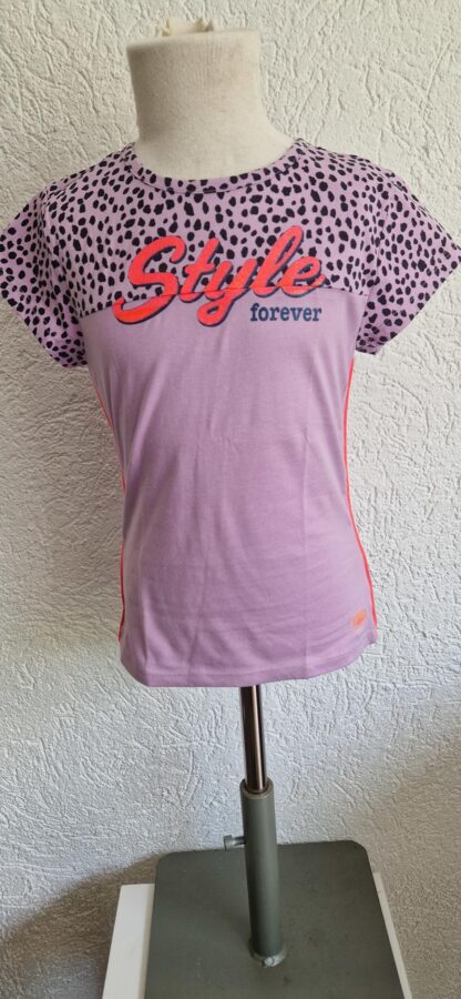 140 146 - Orange Stars shirt lila (0924ger2) - Afbeelding 2
