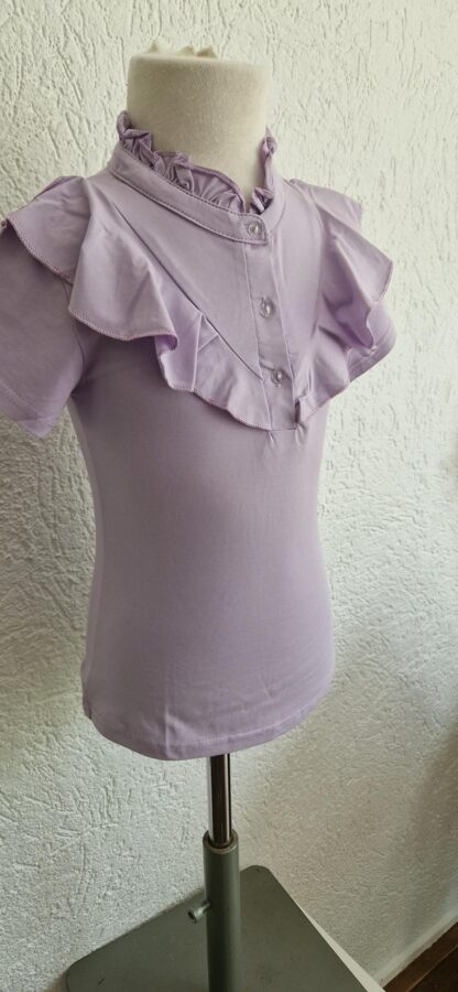 128 - Chicaprie shirt lila (0924ger2) - Afbeelding 2