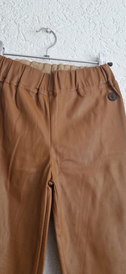 134 140 - LEV girls broek bruin coating (0924ger2) - Afbeelding 2