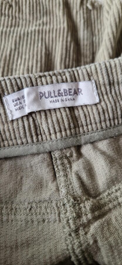 XS - Pull & Bear rok rib groen (1024bak) - Afbeelding 4